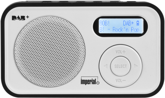 Image of DigitalBox Dabman 12 Draagbaar Analog & digital Zwart, Wit radio