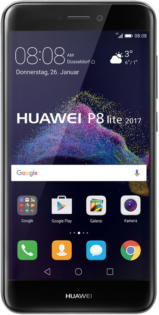 Image of Huawei 5.2 inch LTE Dual-SIM smartphone Androidâ"¢ 7.0 Nougat 2.1 GHz Octa Core Zwart