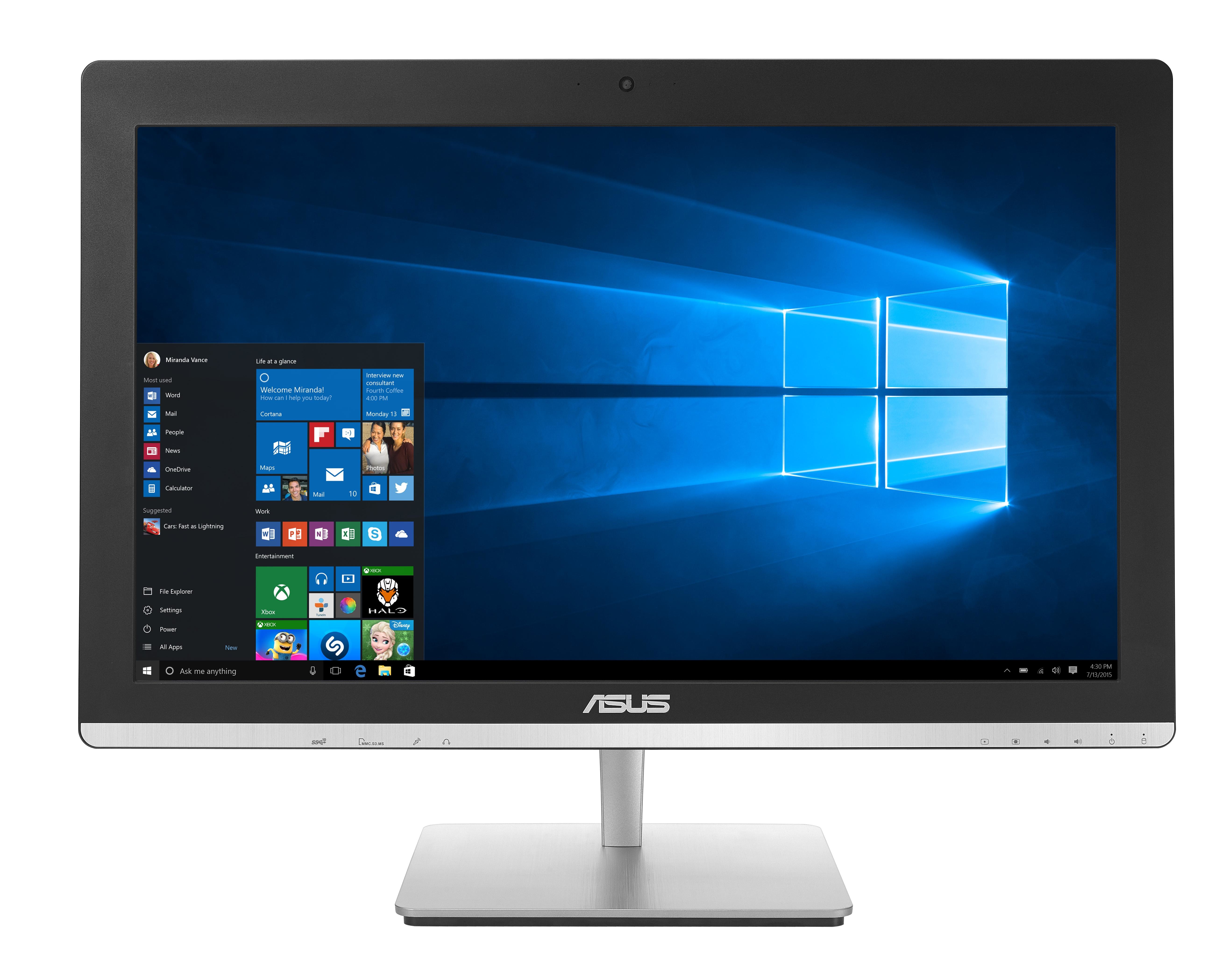 Image of Asus All in One Touch V230ICGT-BF075X 23", i5 6400T, 1TB