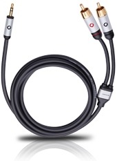 Audio kabel Oehlbach Mobiele audiokabel, 3,5 mm jack naar cinch lengte 1,5 meter 4003635600023