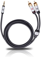 Audio kabel Oehlbach Mobiele audiokabel, 3,5 mm jack naar cinch lengte 3 meter 4003635600047