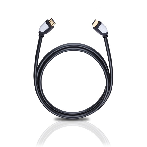 HDMI Kabel Oehlbach Shape Magic High Speed haakse HDMI-kabel met ethernet lengte 1,2 meter 4003635424605